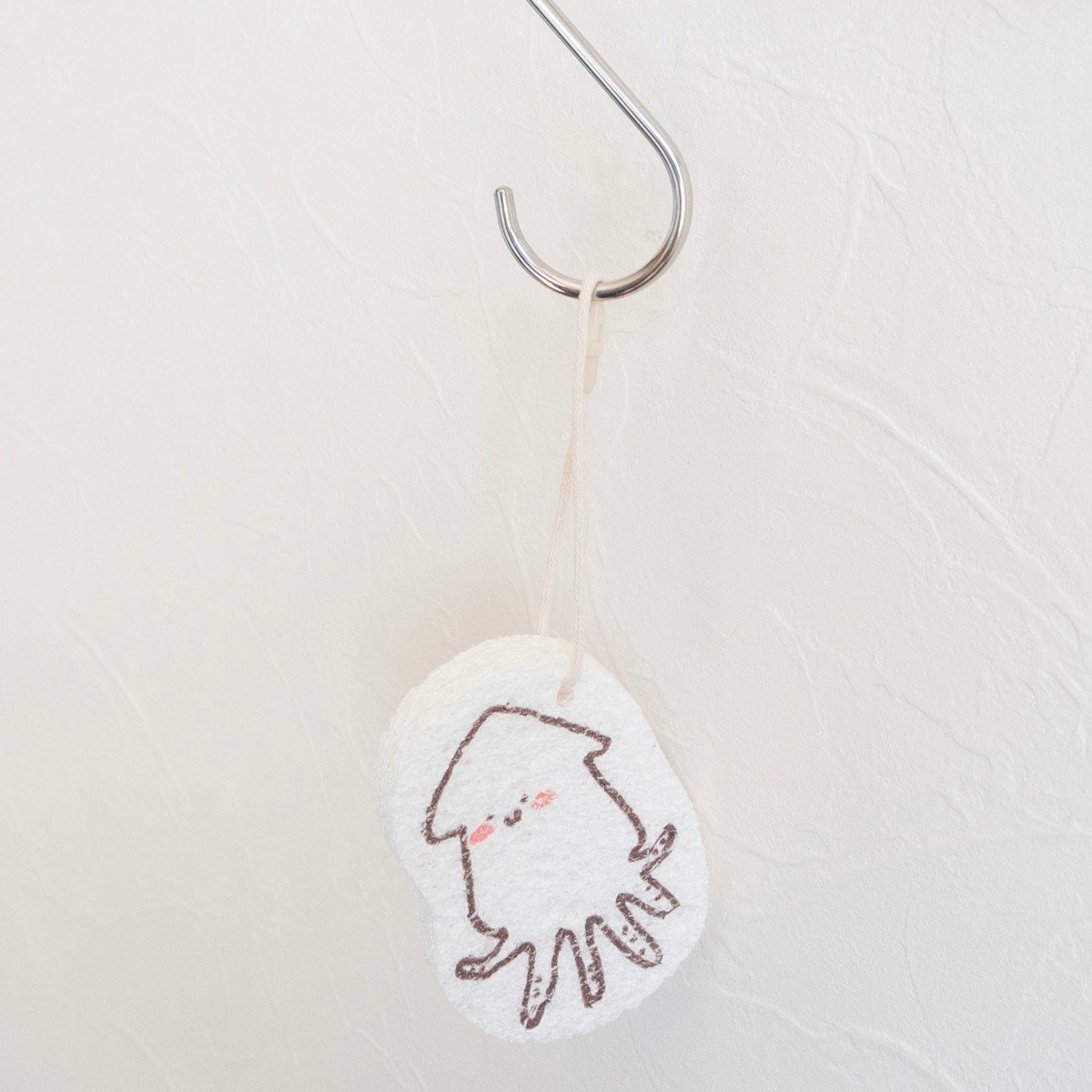 キッチンスポンジ pukutena 水でふくらむ セルローススポンジ 海の生き物 ( キッチン スポンジ 台所スポンジ 食器用スポンジ 天然素材 速乾 キッチン用スポンジ 食器スポンジ 台所用スポンジ セルロース 傷つけない やわらかい ) 【たこ】 たこ