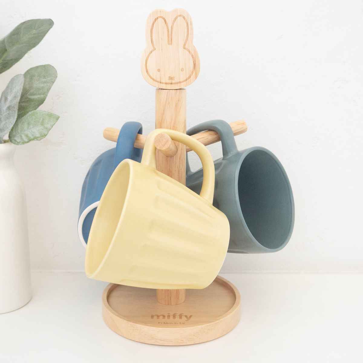 カップスタンド miffy ミッフィー マグカップスタンド ( 天然木 マグスタンド カップ コップ 収納 マグカップ スタンド 木製 コップスタンド マグカップ置き フック コップ置き 掛け おしゃれ 北欧 北欧風 かわいい )