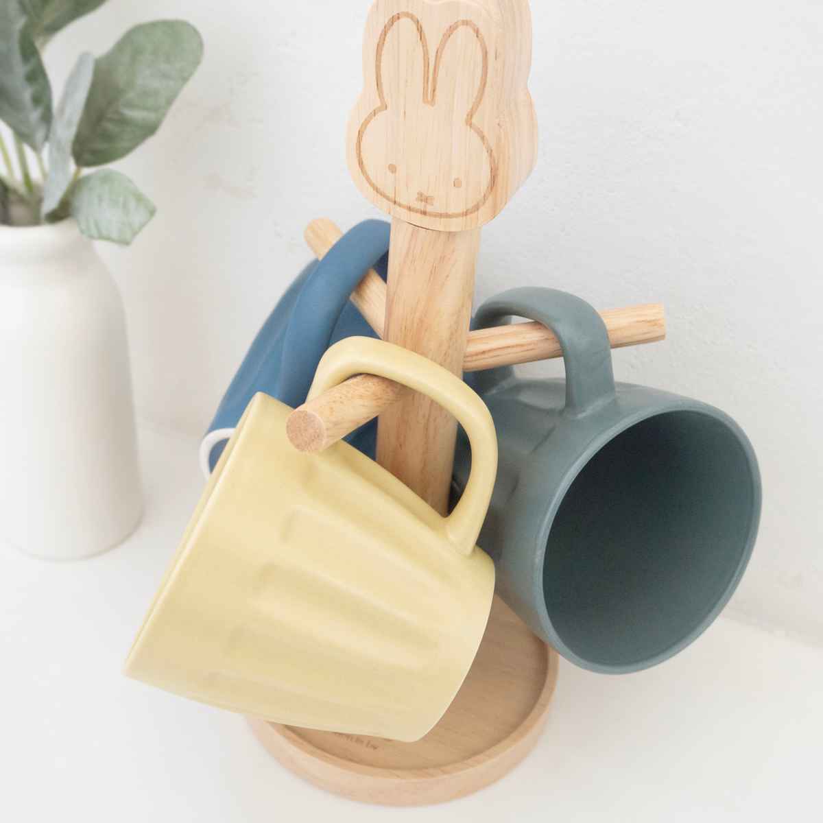 カップスタンド miffy ミッフィー マグカップスタンド ( 天然木 マグスタンド カップ コップ 収納 マグカップ スタンド 木製 コップスタンド マグカップ置き フック コップ置き 掛け おしゃれ 北欧 北欧風 かわいい )