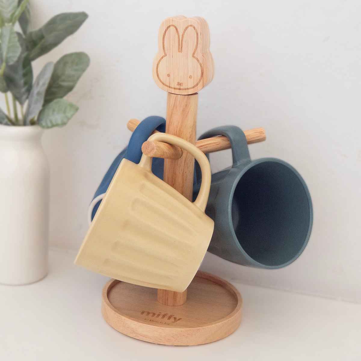 カップスタンド miffy ミッフィー マグカップスタンド ( 天然木 マグスタンド カップ コップ 収納 マグカップ スタンド 木製 コップスタンド マグカップ置き フック コップ置き 掛け おしゃれ 北欧 北欧風 かわいい )