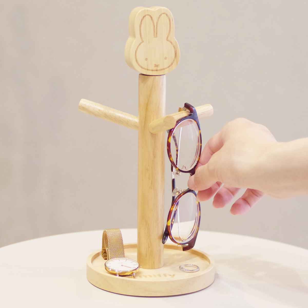 カップスタンド miffy ミッフィー マグカップスタンド ( 天然木 マグスタンド カップ コップ 収納 マグカップ スタンド 木製 コップスタンド マグカップ置き フック コップ置き 掛け おしゃれ 北欧 北欧風 かわいい )