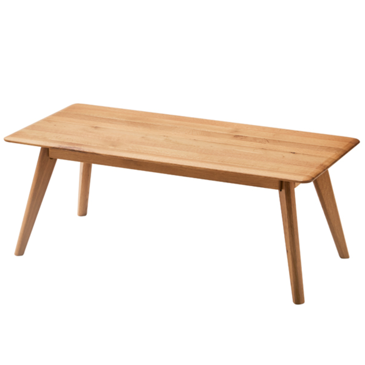 センターテーブル 幅105cm 木製 天然木 無垢材 開梱設置 （ ロー