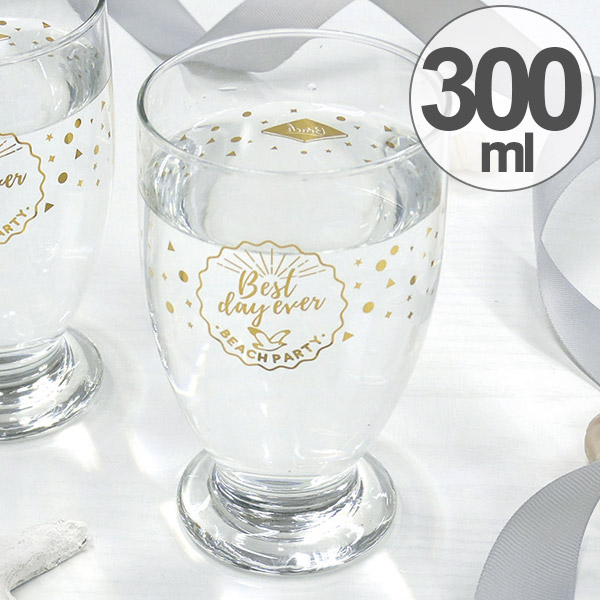 コップ 300ml ガラス カモメ 食器 （ グラス ガラス製 ガラスコップ ロゴ タンブラー カップ ガラスタンブラー 透明 クリア ガラス食器
