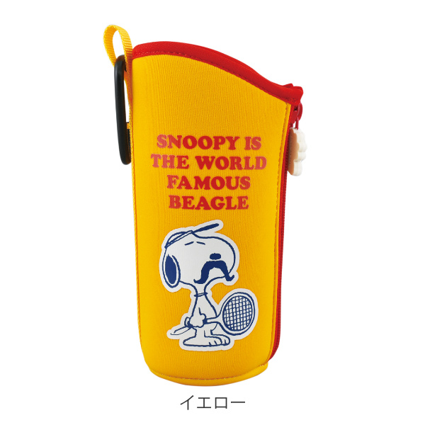 Dショッピング ボトルカバー ペットボトル 500ml Peanuts スヌーピー Snoopy ペットボトルホルダー ペットボトルカバー キャラクター カラビナ付き ボトルホルダー 水筒 すいとう カバー ケース ホルダー 持ち運び 保護 ネイビー カテゴリ 水筒の販売