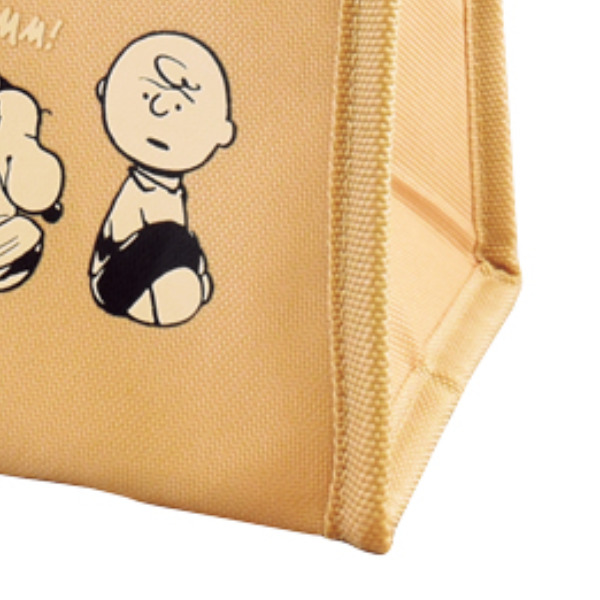 dショッピング |ランチバッグ 保冷 PEANUTS スヌーピー スクエア （ SNOOPY 保冷バッグ 保冷ランチバッグ お弁当袋 お弁当入れ 女子  保冷 保温 マチ付き トートランチバッグ ランチトート 弁当 お弁当 袋 バッグ ランチ 女性 ） 【 アイボリー 】 カテゴリ：弁当箱の ...