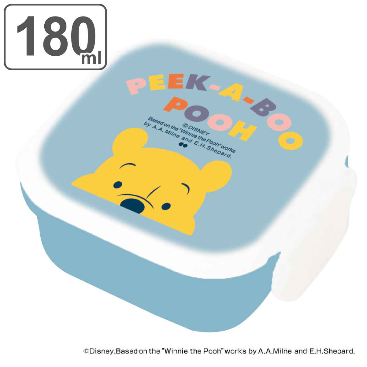 dショッピング |弁当箱 ミニ 1段 180ml くまのプーさん PEEK-A-BOO