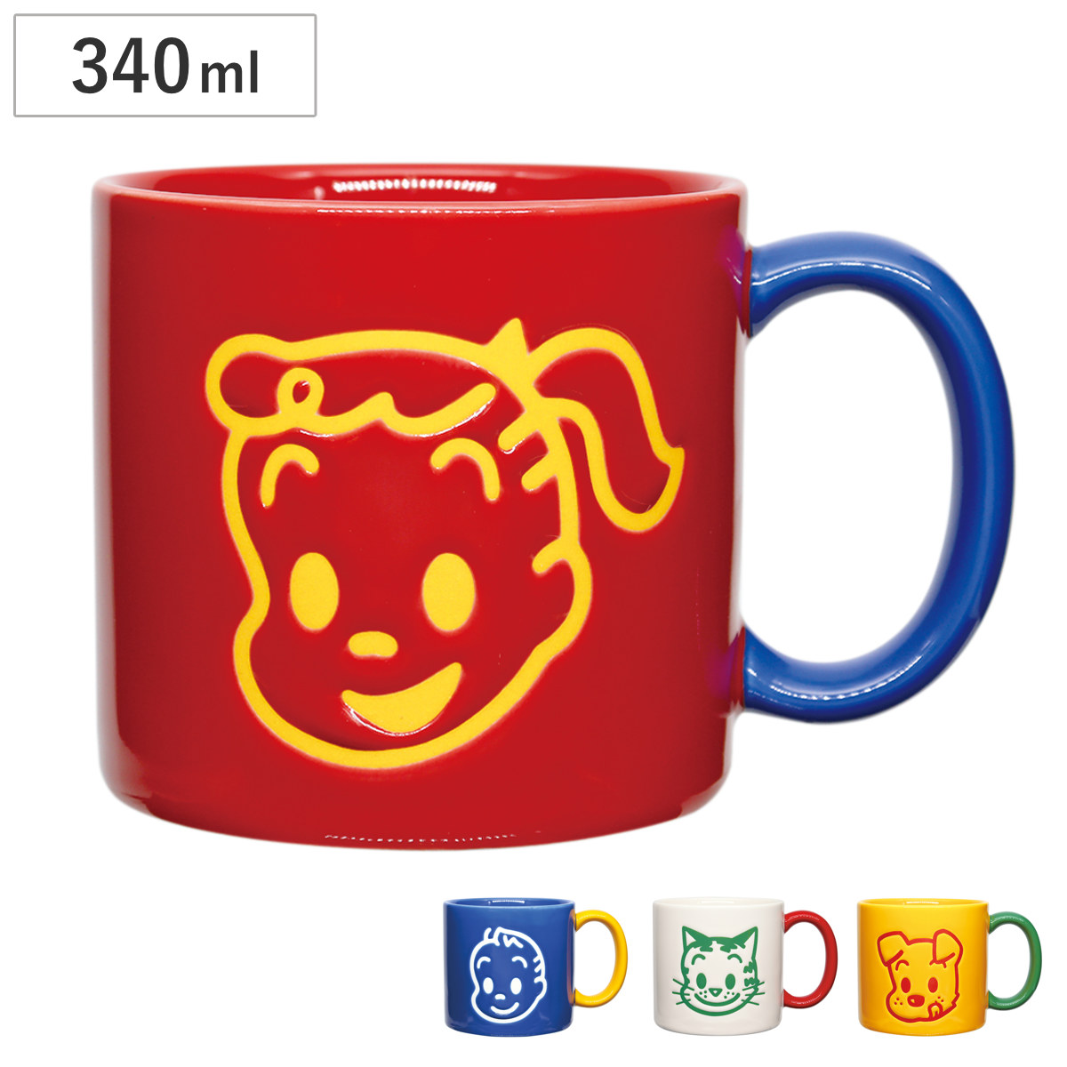 マグカップ OSM カラーマグ OSAMU GOODS （ 340ml 磁器 電子レンジ対応 食洗機対応 マグ カップ コップ かわいい おしゃれ キャラクター コーヒーカップ ティーカップ コーヒー 珈琲 紅茶 ） 【JACK】