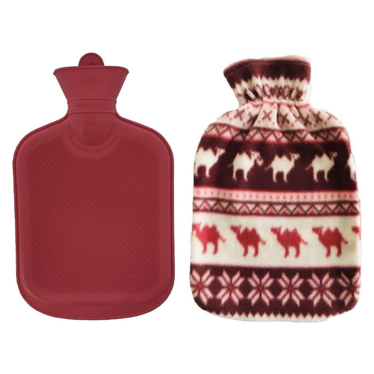 湯たんぽ ゴム 1.6L カバー付 お湯 （ ゆたんぽ 1.6リットル 湯タンポ 防寒 節電 防寒グッズ 冷え性 あんか 注水式 コードレス 携帯 ミニ コンパクト 冷え対策 省エネ かわいい プレゼント ）