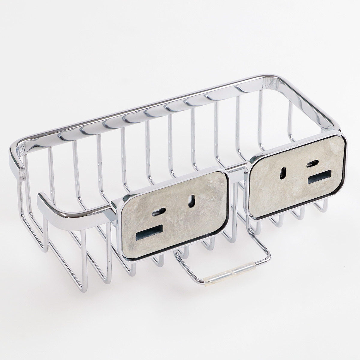 ソープバスケット BISK TORE シャワーソープバスケット ビスク ( 石鹸置き ソープトレー 石けんトレー 水切り ソープ バスケット バスバスケット 石鹸皿 石けん置き せっけん お風呂 バスルーム ステンレス 壁付け DIY )