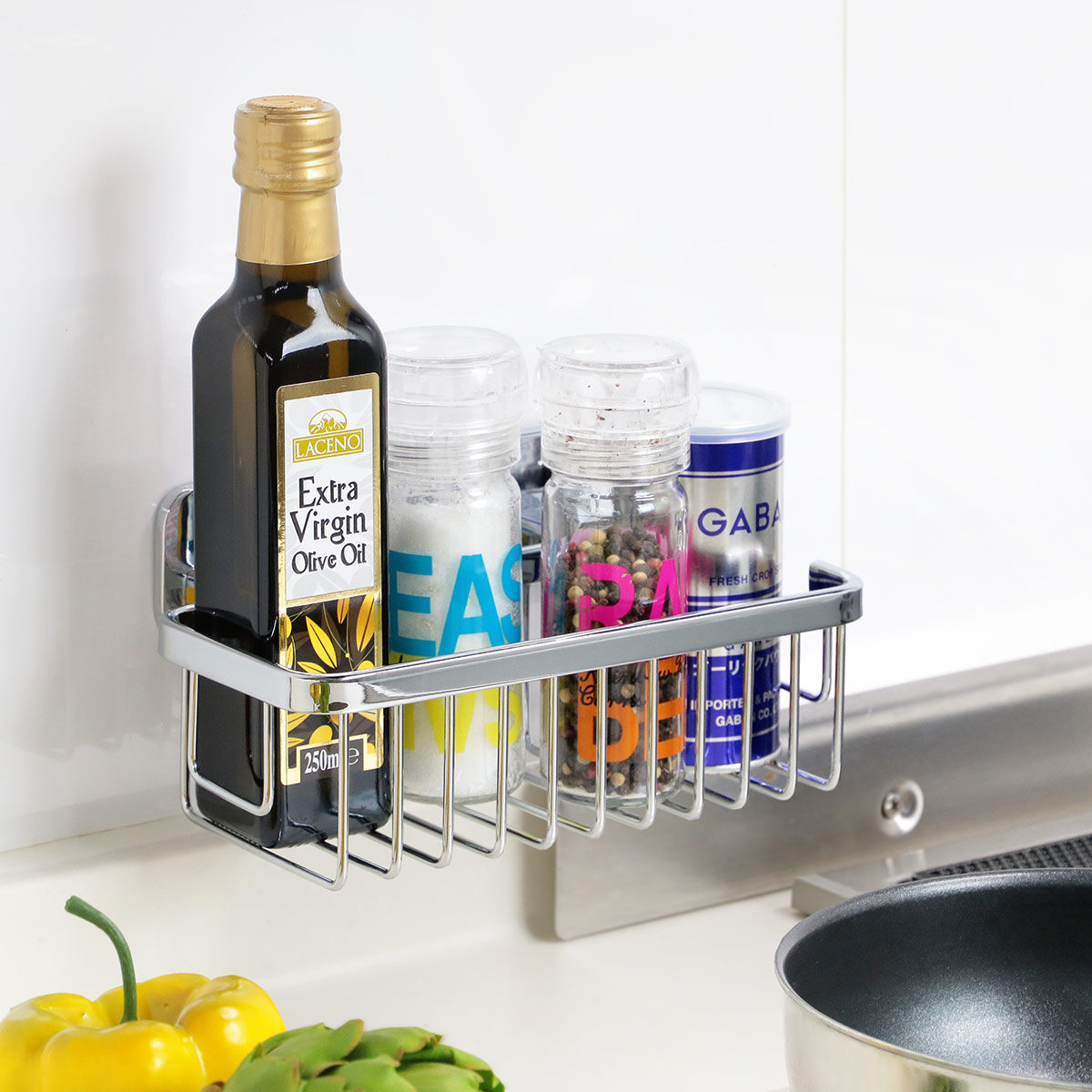 ソープバスケット BISK TORE シャワーソープバスケット ビスク ( 石鹸置き ソープトレー 石けんトレー 水切り ソープ バスケット バスバスケット 石鹸皿 石けん置き せっけん お風呂 バスルーム ステンレス 壁付け DIY )