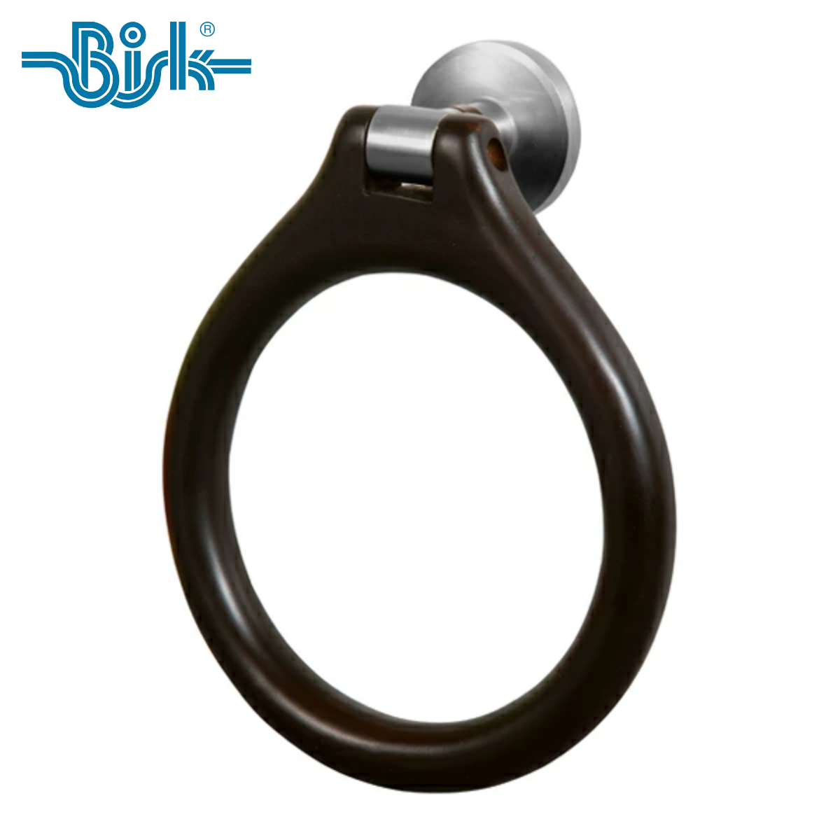 タオルハンガー BISK MADAGASKAR タオルリング ビスク （ タオルホルダー フェイスタオル 壁掛け 天然木 壁付け ホテルライク パウダールーム 収納 洗面用品 キッチン用品 トイレ用品 石膏ボード用 DIY ）