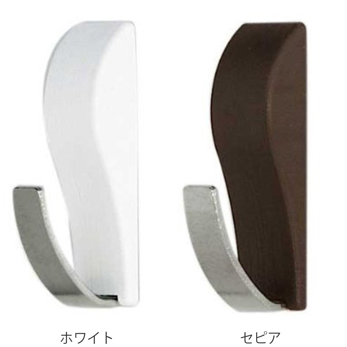フック ニコピンフック スマート 石膏ボード用 同色2個入り ピンタイプ ( ピンフック 石膏ボード ベニヤ 石膏 壁 石膏ボード壁用 石こうボード ベニヤ壁 収納 用 強力 吊り下げ 壁掛け 鍵フック 強力フック 木目 木目調 日本製 ) 【ホワイト】 ホワイト