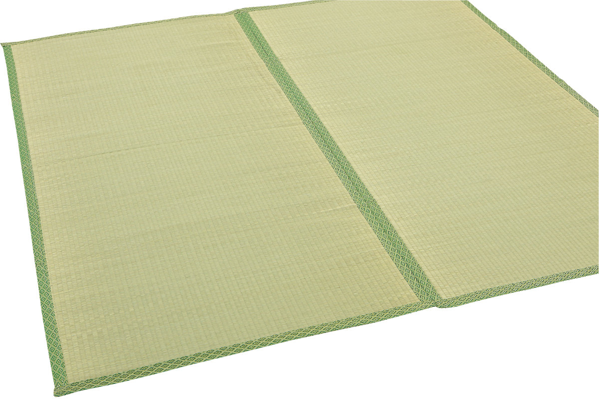 い草 上敷き 鈴草 6畳 江戸間 約261×352cm 撥水加工 ( い草上敷き 和室 6帖 イグサ マット い草ラグ 敷物 畳マット 天然素材 防ダニ 防カビ 抗菌効果 )