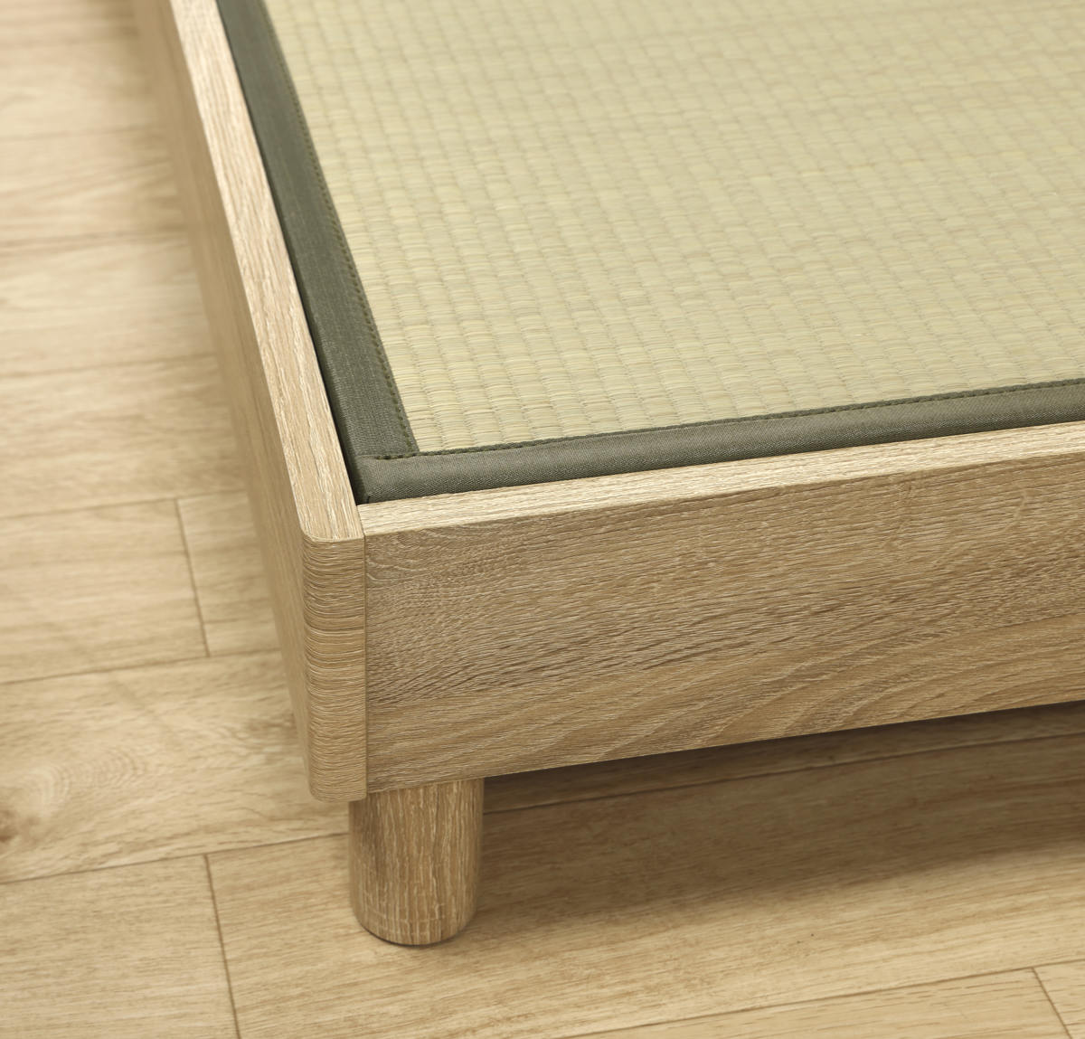 畳ベッド ローベッド シングル 小上がり ( ベッドフレーム 畳 ベッド ヘッドレス 天然い草 たたみ 抗菌 調湿 消臭 畳マットレス 畳付 ブラウン ナチュラル ) 【ブラウン】 ブラウン