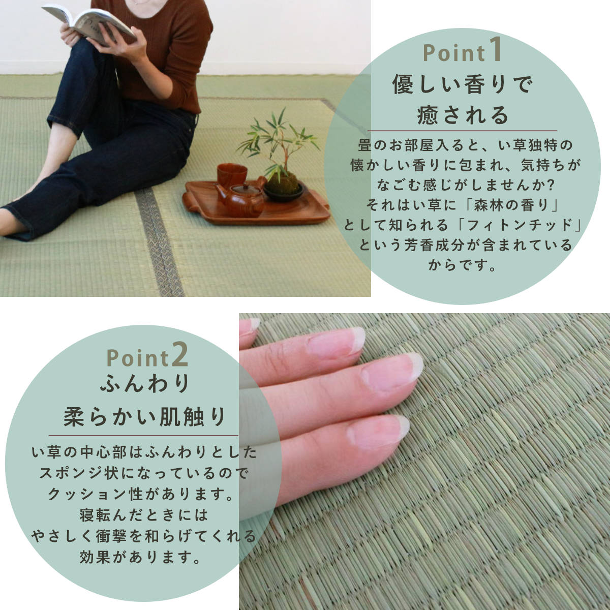 い草 上敷きセット 江戸間 4.5帖 白山+防ダニシート健康敷紙 白山 双目 ( い草マット い草カーペット カーペット ラグ ござ 防ダニシート付き 天然素材 抗菌加工 防ダニ 消臭性 除湿 保湿 静音 防ダニシート 防ダニ加工 抗菌 )