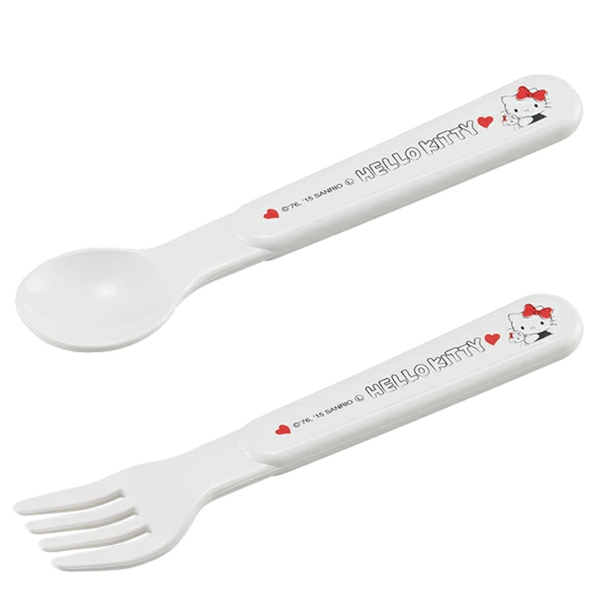 スプーン＆フォークセット ハローキティ スケッチデザイン 子供用