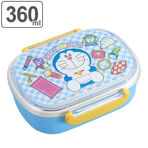 dショッピング |お弁当箱 1段 プラスチック 小判型 ドラえもん 360ml