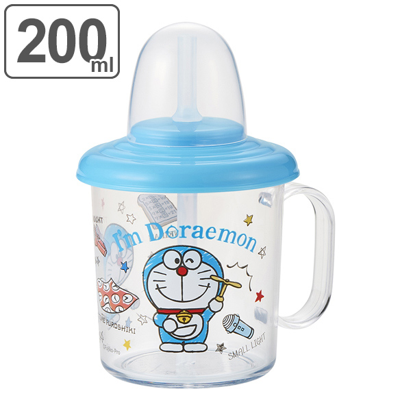 Dショッピング ストローマグ 0ml ドラえもん I M Doraemon 手付きストローカップ ベビー キャラクター 日本製 ベビーマグ 赤ちゃん コップ マグ 持ち手 キャップ付き 片手マグ ストロー トレーニング ストロー付きマグ カテゴリ ベビーカップ マグセットの
