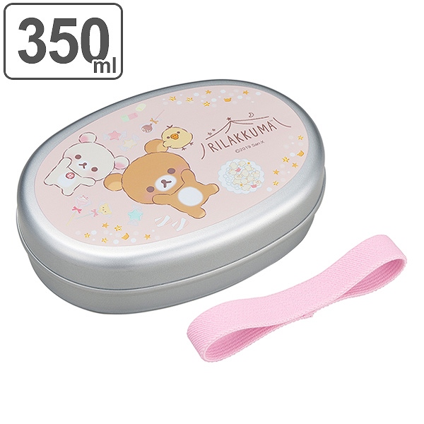 dショッピング |お弁当箱 1段 アルミ アルミ弁当箱 リラックマ 350ml