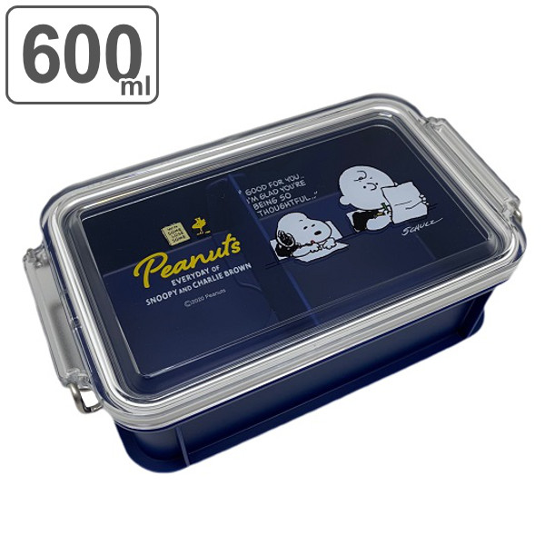 Dショッピング お弁当箱 1段 600ml コンテナランチボックス Peanuts No 2 スヌーピー Snoopy 弁当箱 ランチボックス レンジ対応 食洗機対応 日本製 レンジok 食洗機ok お弁当 弁当 一段 仕切り付き 2点ロック カテゴリ 弁当箱の販売できる商品 リビングート