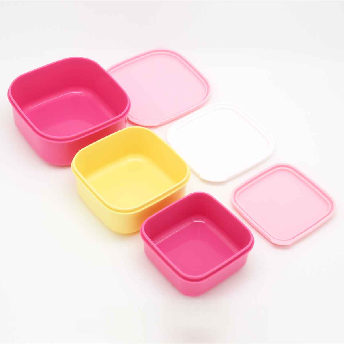 弁当箱 3個セット 星のカービィ ( カービィ レンジ対応 保存容器 シール容器 ランチボックス 日本製 レンジOK 弁当 お弁当 果物ケース デザートケース フルーツケース )