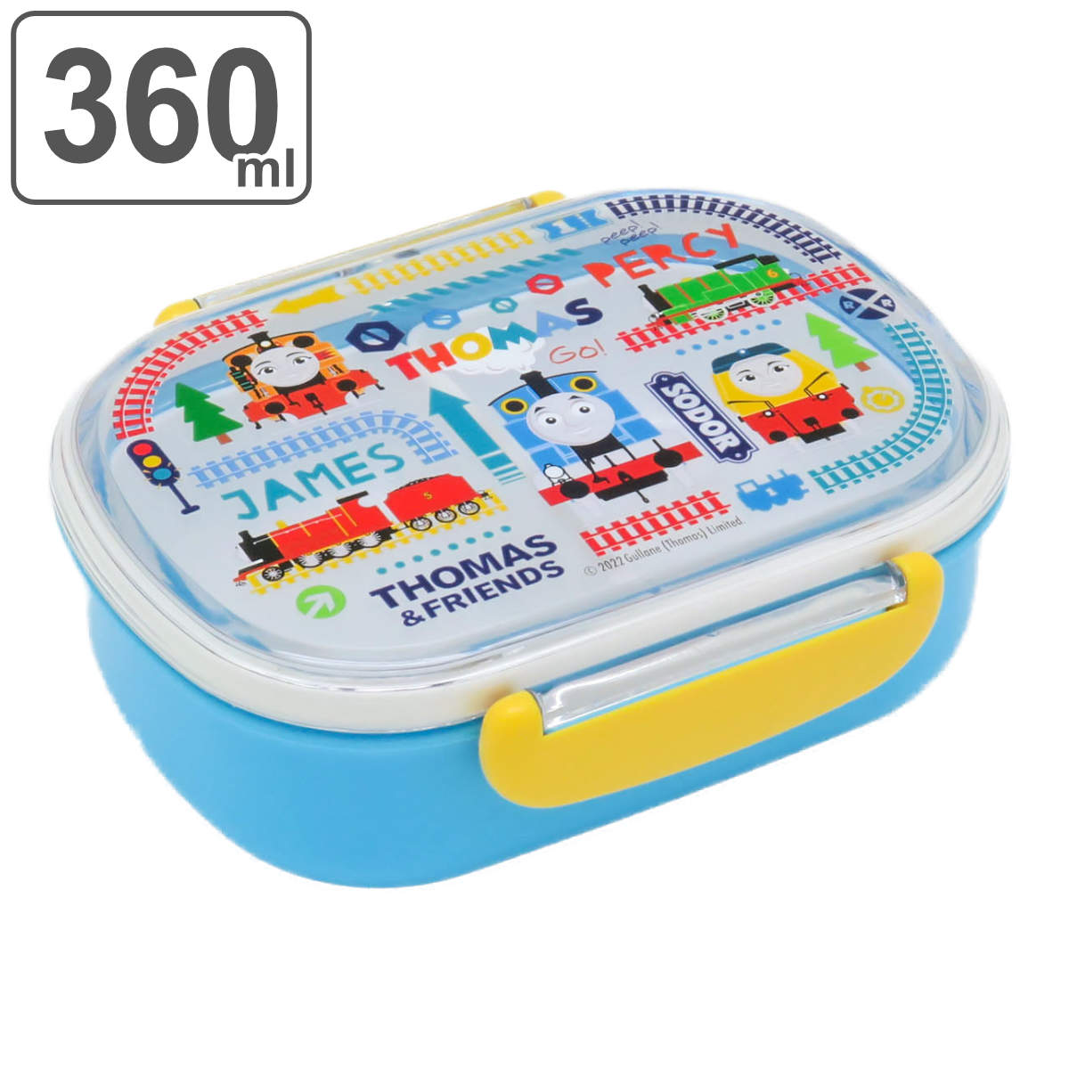 dショッピング |弁当箱 1段 360ml 抗菌 小判型 きかんしゃトーマス （ トーマス 食洗機対応 レンジ対応 お弁当箱 ランチボックス 子供  日本製 食洗機OK レンジOK お弁当 弁当 一段 中子付き 幼稚園 保育園 キッズ ） | カテゴリ：弁当箱の販売できる商品 | リビングート ...