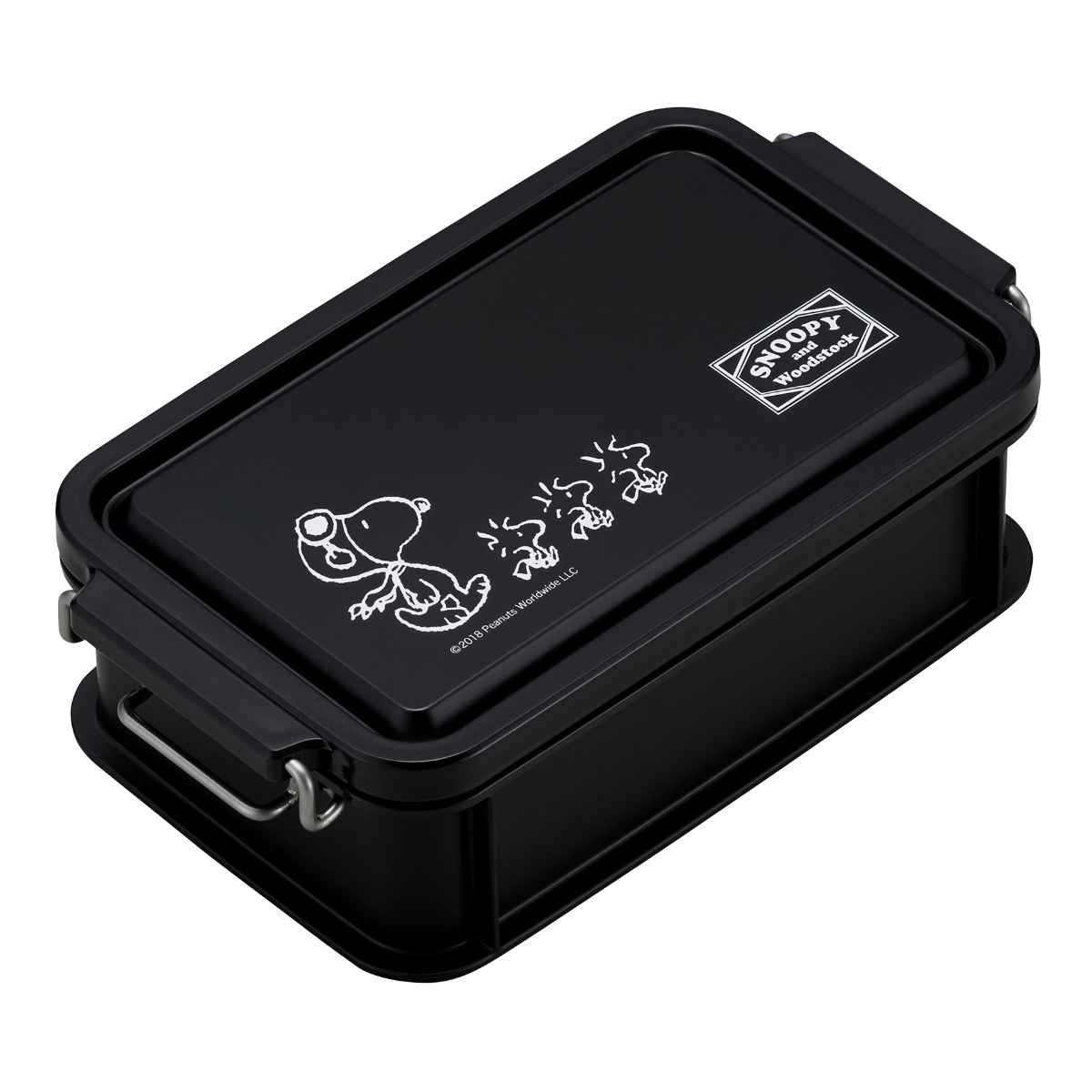 お弁当箱 コンテナランチボックス スヌーピーBlack 600ml 1段