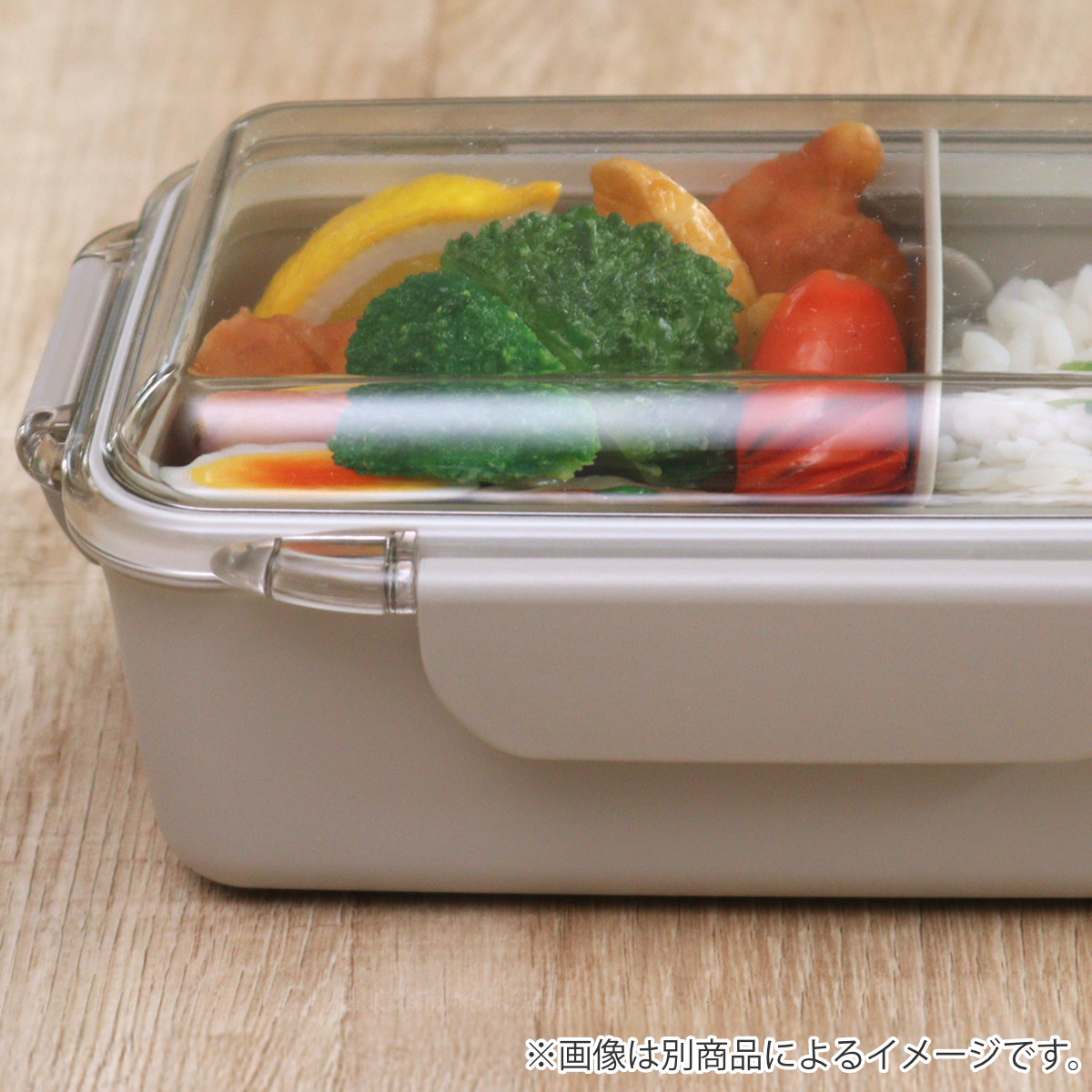 弁当箱 500ml カームカラー ランチボックス 仕切付 ( お弁当箱 食洗機対応 レンジ対応 一段 ドーム蓋 日本製 食洗機OK レンジOK お弁当 弁当 4点ロック 仕切り付き 女性 女子 )