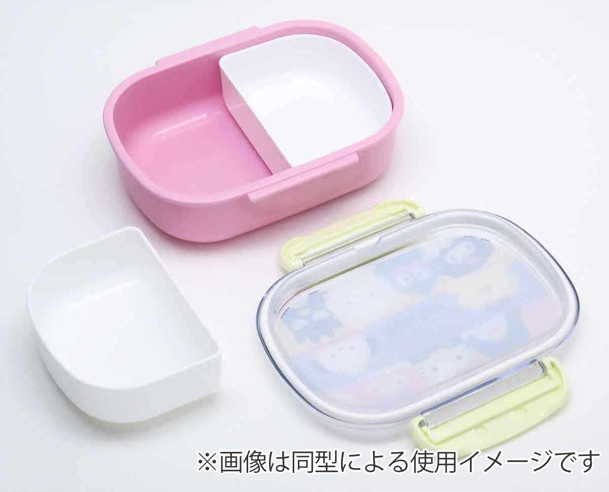 弁当箱 360ml 星のカービィ ランチボックス 中子付 ( お弁当箱 抗菌 小判型 食洗機対応 レンジ対応 子供 日本製 食洗機OK レンジOK お弁当 弁当 抗菌加工 一段 幼稚園 保育園 キッズ )