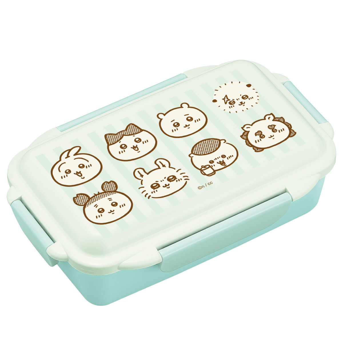 弁当箱 500ml ちいかわ ランチボックス 仕切付 ( 1段 お弁当箱 レンジ対応 食洗機対応 1段 角型 子供 日本製 電子レンジ対応 キッズ 仕切り付 弁当 お弁当 幼稚園 保育園 )