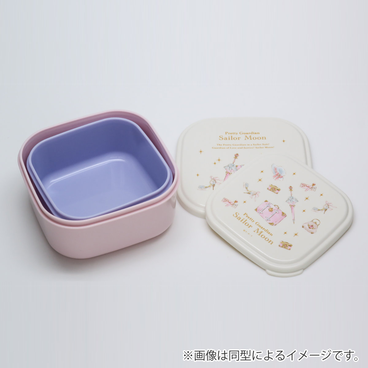弁当箱 360ml 550ml ちいかわ シール容器2Pセット ( 2個セット 入れ子 レンジ対応 お弁当箱 ランチボックス レンジOK デザートケース フルーツケース お弁当 弁当 入れ子式 グッズ )