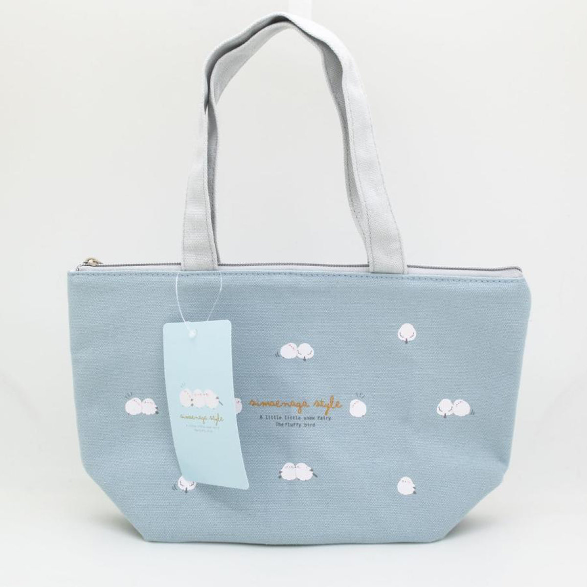 シマエナガ ランチバッグ 保冷 ( 保冷弁当袋 保冷トート お弁当袋 お弁当入れ お弁当バッグ 保冷バッグ お弁当 バッグ 袋 保冷ランチバッグ ファスナー付 おしゃれ シンプル 学校 ミニバッグ )