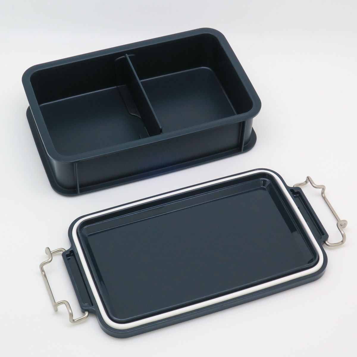 弁当箱 750ml 1段 コンテナランチボックス ( お弁当 レンジ対応 食洗機対応 おしゃれ ランチボックス コンテナ レンジOK 食洗機OK ロック 一段 シリーズ お弁当箱 弁当 スタッキング ピクニック 大容量 パッキン ) 【グリーン】 グリーン