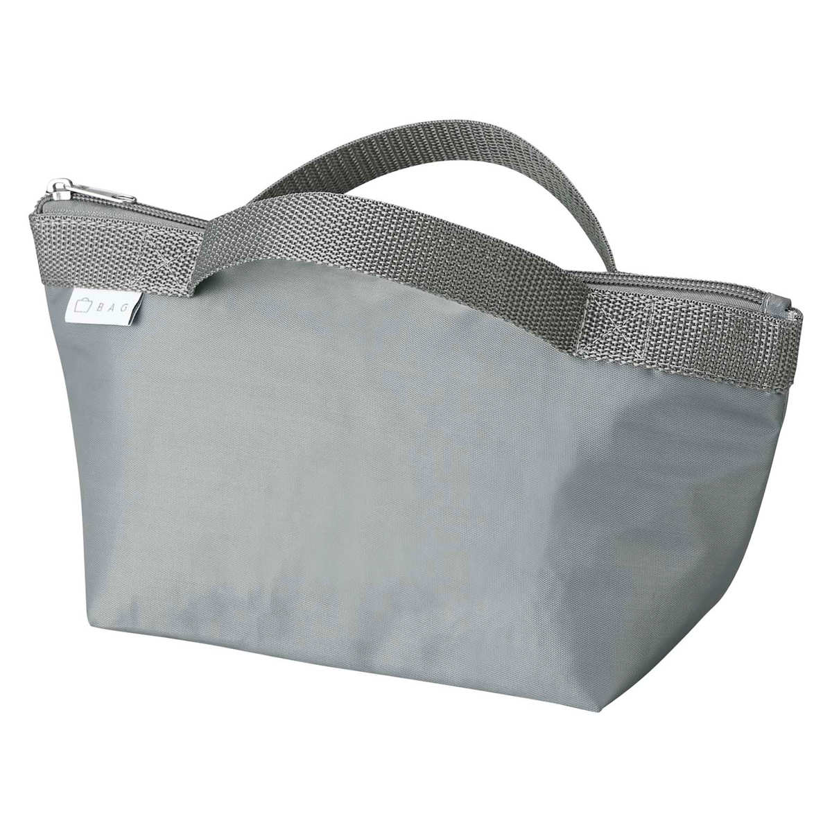 ランチバッグ ミニバッグ 洗濯可 ( ランチグッズ 弁当袋 お弁当袋 お弁当入れ グレー ランチトートバッグ バッグ カバン お弁当箱 弁当 袋 ランチ 手提げかばん )