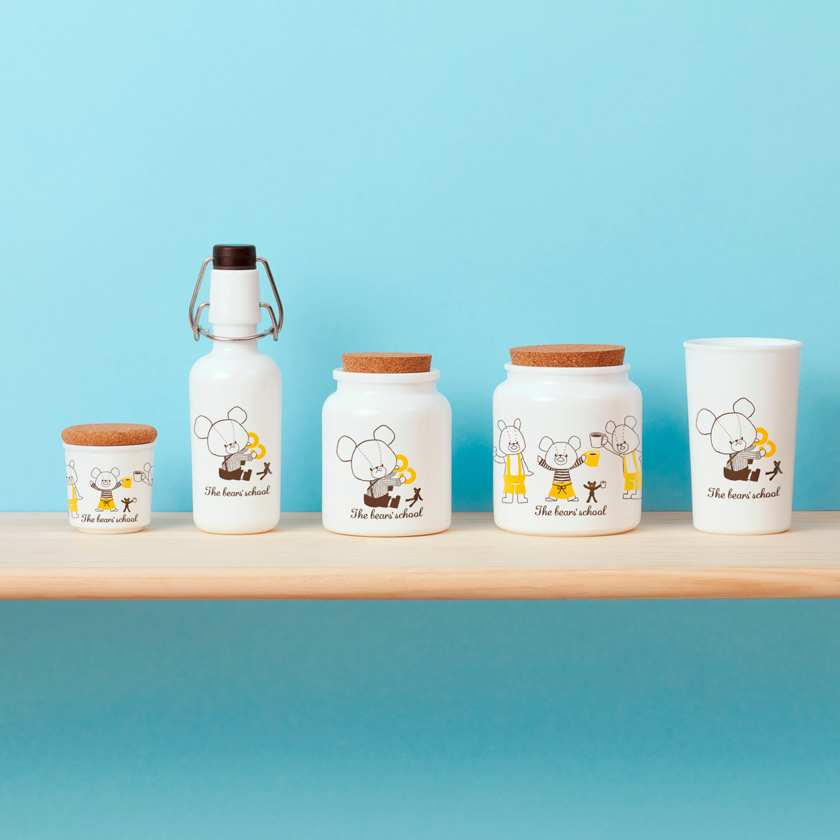 ドレッシングボトル 150ml ミルキーボトル 150 ( 保存容器 ボトリット 調味料入れ くまのがっこう シーズニングボトル 液体 調味料 保存 容器 ガラス製 瓶 ボトル おしゃれ 使いやすい )