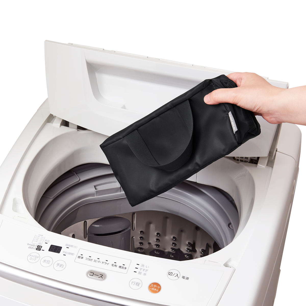 ランチバッグ soretoバッグインミニバッグ ( 保冷バッグ 保冷ランチバッグ 保温 弁当袋 お弁当袋 お弁当入れ ブラック ランチポーチ ランチ ポーチ お弁当箱 弁当 袋 手提げかばん ) 【ブラック】 ブラック