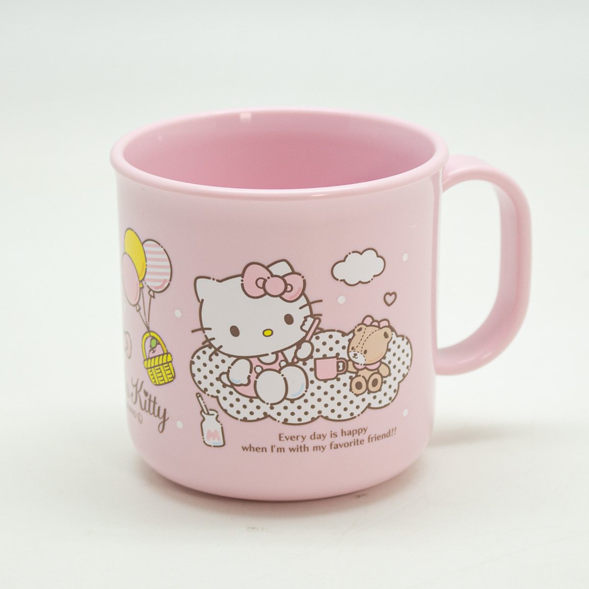 はみがきセット ハローキティ ( 歯ブラシセット コップ 携帯用 子ども用歯ブラシ キャップ付き 日本製 巾着付き 歯ブラシケース 携帯用歯磨き セット ケース 歯磨き 巾着 キッズ )