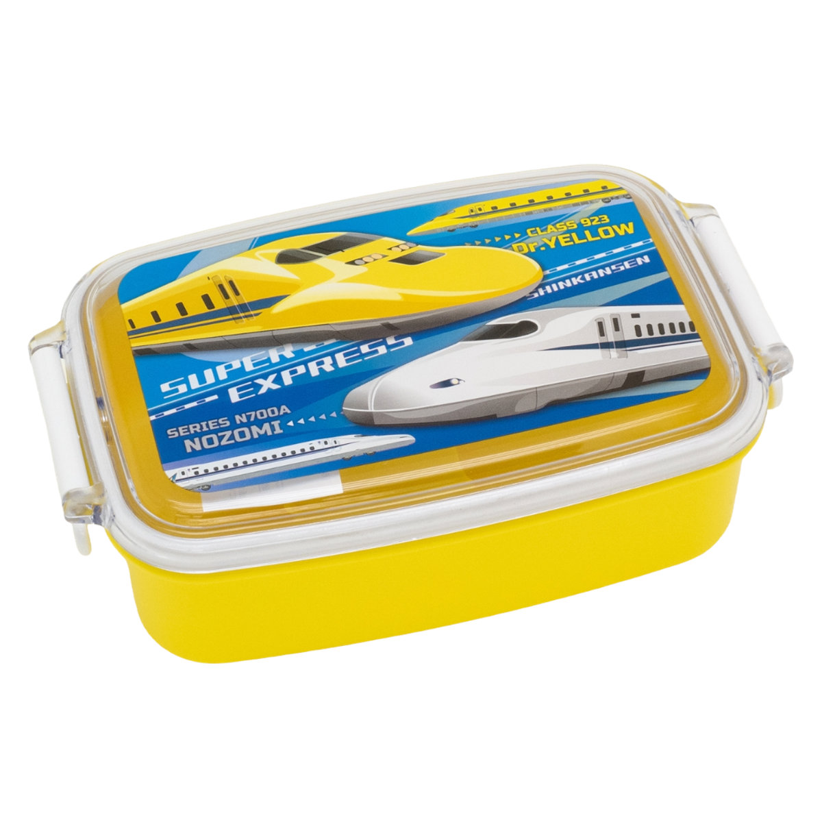 弁当箱 500ml ランチボックス 仕切付 新幹線 ( お弁当箱 レンジ対応 食洗機対応 1段 角型 子供 日本製 電子レンジ対応 キッズ 仕切り付 弁当 お弁当 幼稚園 保育園 )