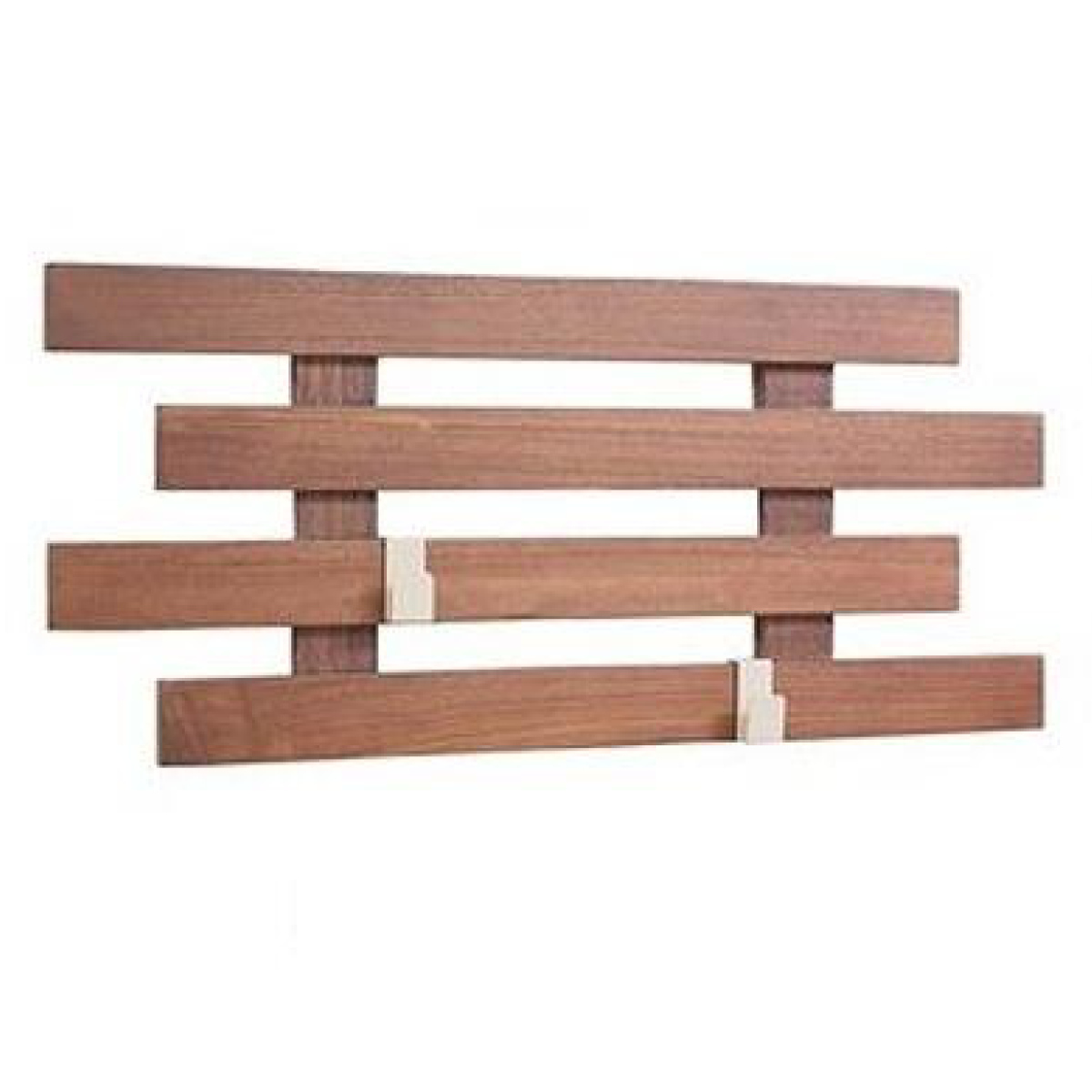 木製ウォールフック 4フック ダークブラウン