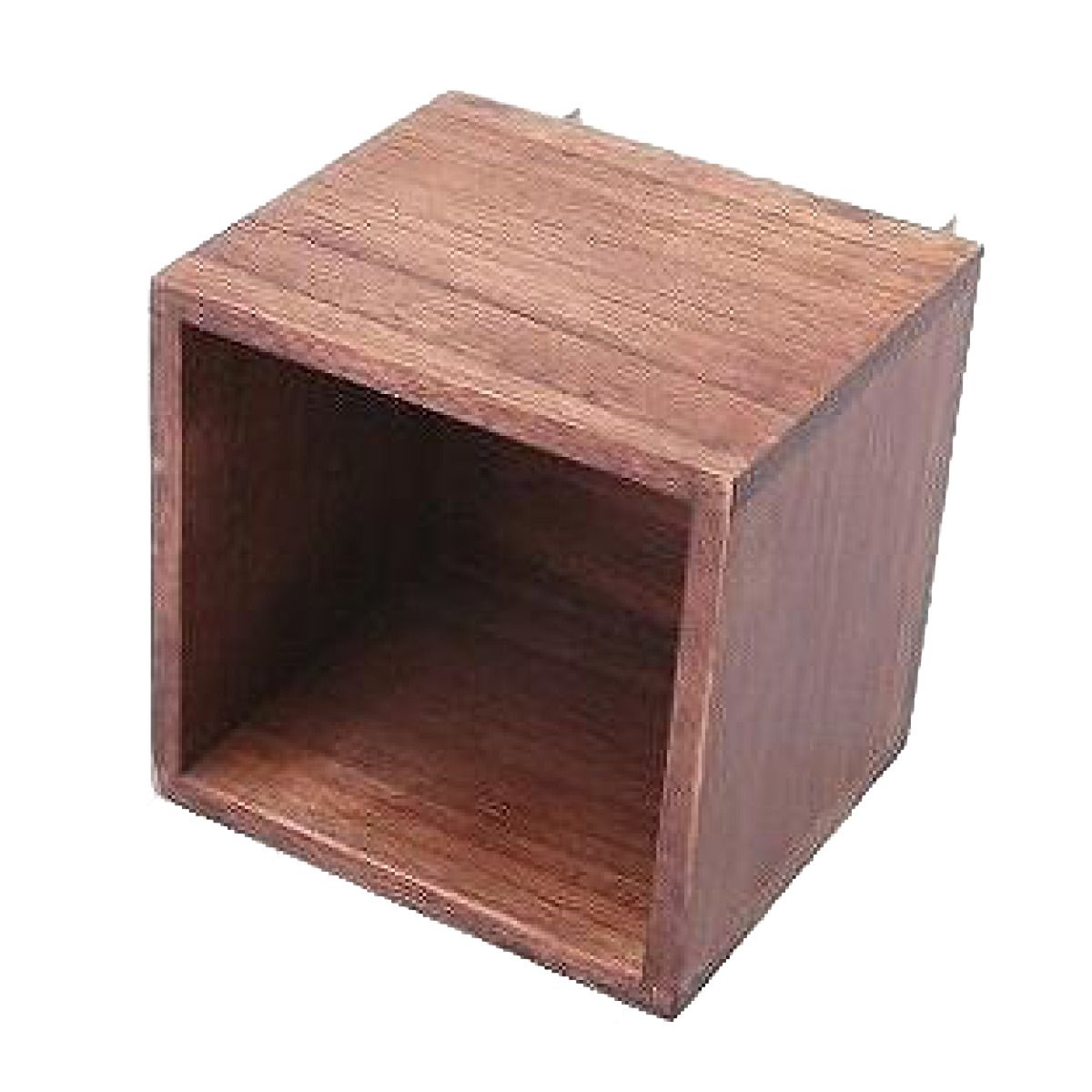 箱 1マス すのこに掛けられる家具 オプション パーツ 飾り棚 ボックス ( 部品 BOX 飾り台 すのこに掛けられる 棚 ディスプレイ インテリア 小物置き 木目調 おしゃれ カスタマイズ ) 【ナチュラル】 ナチュラル