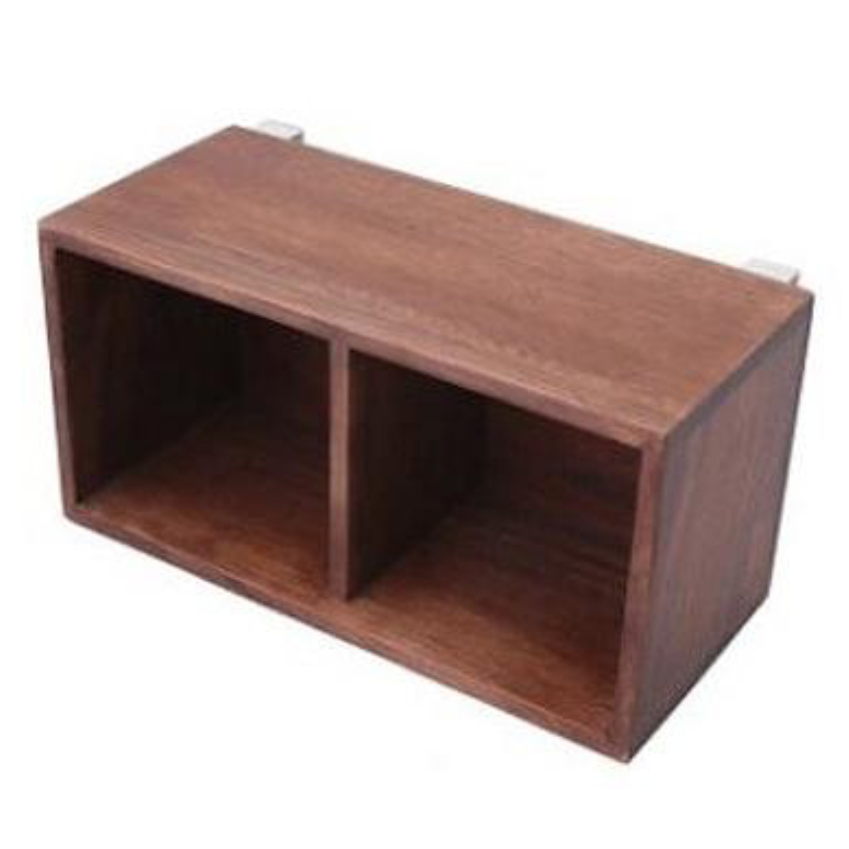 箱 2マス すのこに掛けられる家具 オプション パーツ 飾り棚 ボックス ( 部品 BOX 飾り台 すのこに掛けられる 棚 ディスプレイ インテリア 小物置き 木目調 おしゃれ カスタマイズ ) 【ナチュラル】 ナチュラル