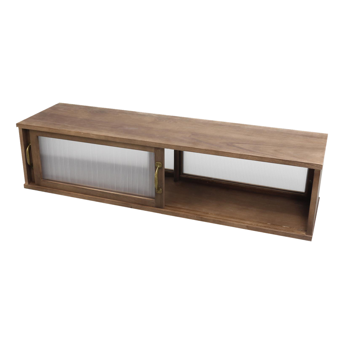 カウンター上収納 アンティーク風 カウンター上収納庫 幅90cm キッチン ( カウンターラック カップボード スパイスラック 卓上ラック ショーケース 引き戸 調味料ラック カウンター上 卓上 台所収納 木製 コンパクト スリム )