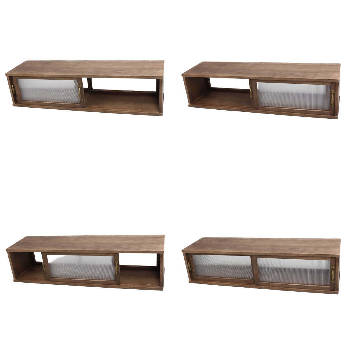 カウンター上収納 アンティーク風 カウンター上収納庫 幅90cm キッチン ( カウンターラック カップボード スパイスラック 卓上ラック ショーケース 引き戸 調味料ラック カウンター上 卓上 台所収納 木製 コンパクト スリム )