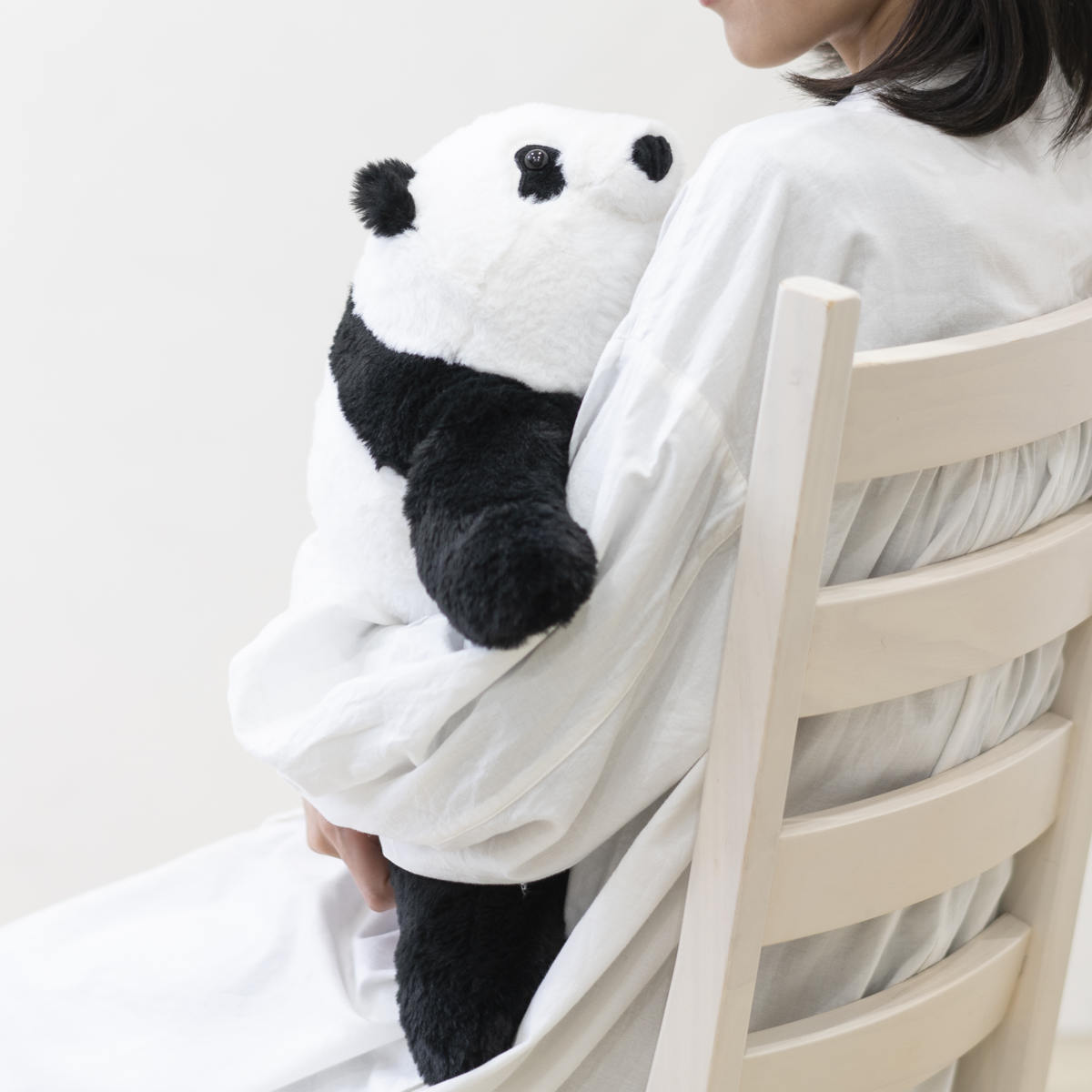 ぬいぐるみ おもぬい アニマル ( 大きい ふわふわ ノート付き クッション 抱き枕 ぬいぐるみクッション アヒル パンダ シバイヌ リアル 温もり ギフト かわいい 癒しグッズ グッズ プレゼント 人気 雑貨 インテリア ) 【アヒル】 アヒル