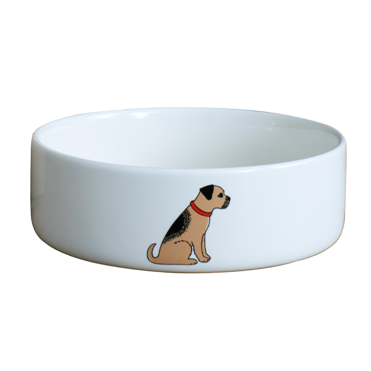 フードボウル ドッグボウル 小 Sweet William 小型犬 犬用食器 陶器 ( 小型犬用 犬用 食器 皿 エサ入れ 餌入れ おしゃれ かわいい スウィートウィリアム 餌皿 エサ皿 ) 【ボーダーテリア】 ボーダーテリア