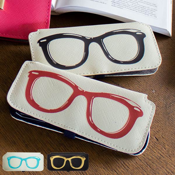 メガネケース スリム メガネ柄 おしゃれ 眼鏡ケース Calmo カルモ （ メガネ ケース プレゼント 眼鏡 めがね 眼鏡入れ メガネ入れ 人気