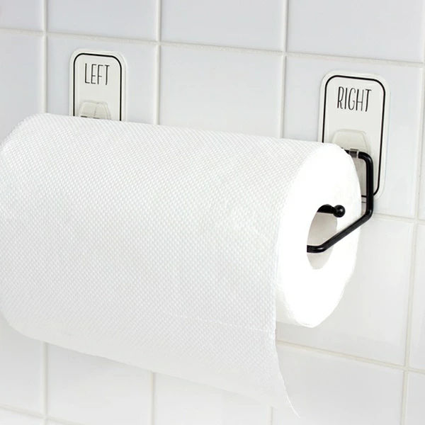 キッチンペーパーホルダー オテル フック 粘着フック 壁 粘着 貼ってはがせる ( ペーパーホルダー キッチンペーパー キッチン収納 キッチンペーパー収納 ロールペーパー ペーパタオル キッチン 収納 キッチン用品 )