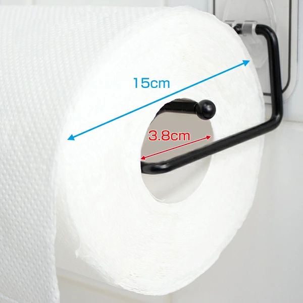 キッチンペーパーホルダー オテル フック 粘着フック 壁 粘着 貼ってはがせる ( ペーパーホルダー キッチンペーパー キッチン収納 キッチンペーパー収納 ロールペーパー ペーパタオル キッチン 収納 キッチン用品 )