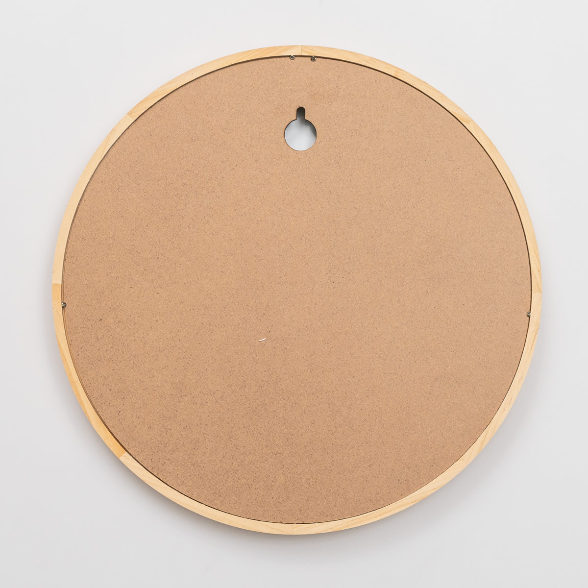 ミラー ウォールミラー 直径34.8cm 壁掛け 木製 無垢材 天然木 鏡 かがみ 円形 丸型 ( カガミ 姿見 壁掛け鏡 壁掛けミラー 壁 掛け 吊り下げ 玄関 リビング 丸 木 ウッド ) 【ナチュラル】 ナチュラル