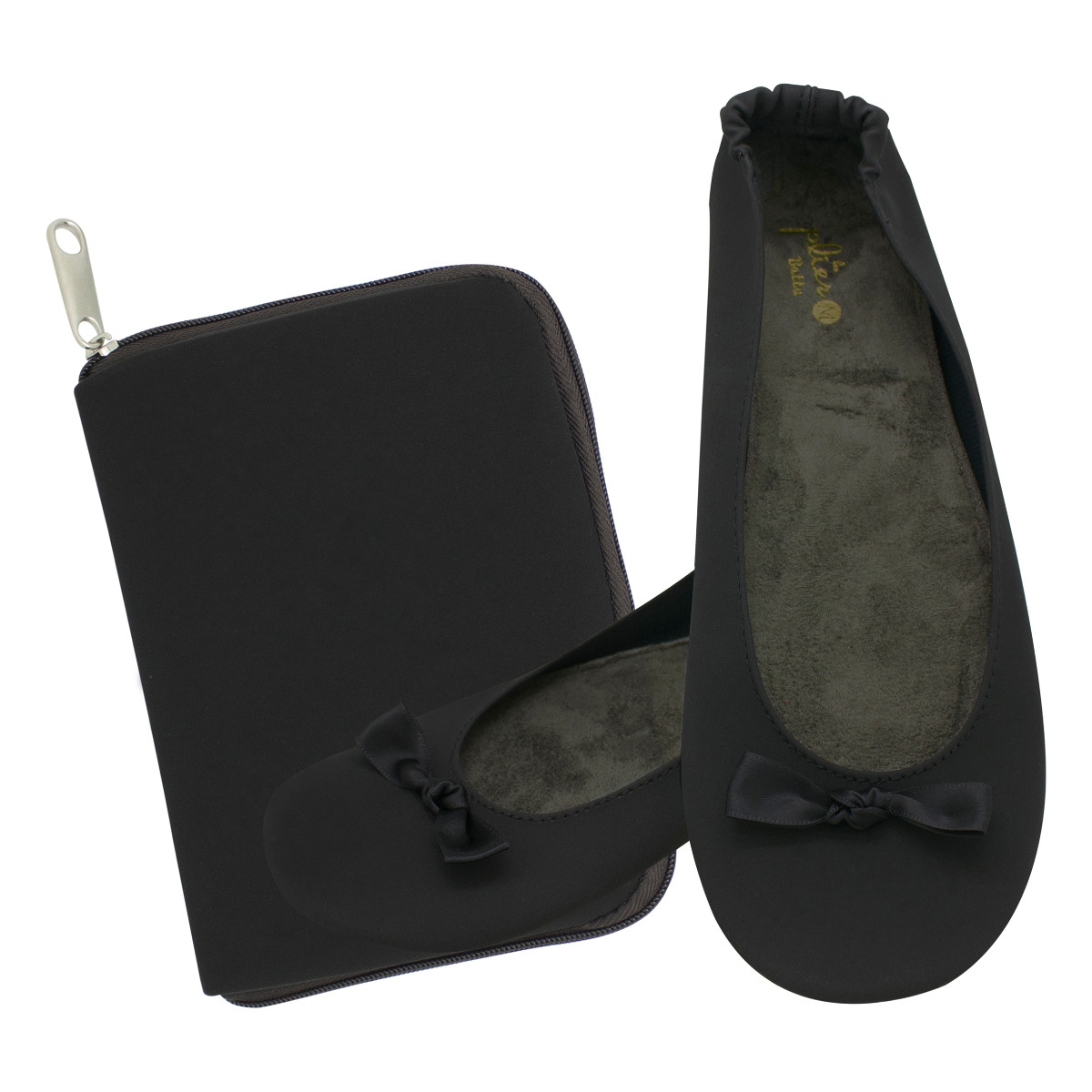 携帯スリッパ バトゥ ケイタイスリッポンS ( 折りたたみ レディース おしゃれ ルームシューズ スリッパ 携帯シューズ 専用ケース付き 携帯 入学式 卒業式 入園式 卒園式 滑り止め ) 【ベージュ】 ベージュ